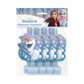 Kids party blowouts with Frozen II design