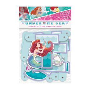The Little Mermaid Under the Sea banner 6 ft