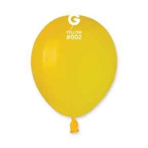 Gemar 5" Yellow Latex Balloons (100-Pack) – Biodegradable Party Balloons | #010 Standard Color Gemar 5" Yellow Latex Balloons (100-Pack) – Biodegradable Party Balloons | #010 Standard Color