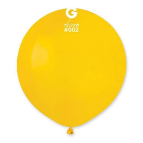 Gemar 19" Yellow Latex Balloons (25-Pack) – Large Biodegradable Balloons | #010 Standard Color Gemar 19" Yellow Latex Balloons (25-Pack) – Large Biodegradable Balloons | #010 Standard Color
