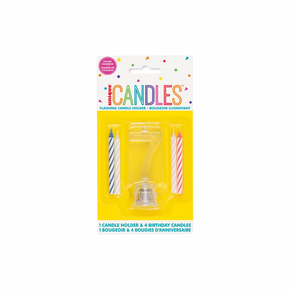 Color-changing LED number 7 cake topper