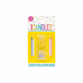 Color-changing LED number 8 cake topper
• Flashing number 8 decoration for party cake