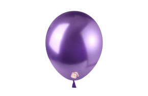 5-inch Platinum Purple Balloons – 100 Pack