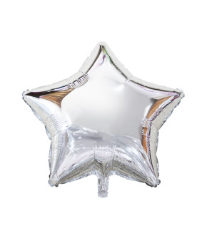16-inch silver star foil balloon for parties and celebrations 16-inch silver star foil balloon for parties and celebrations
