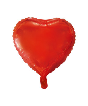 16-inch red heart foil balloon – classic metallic balloon for Valentine’s Day, weddings, and romantic party decorations