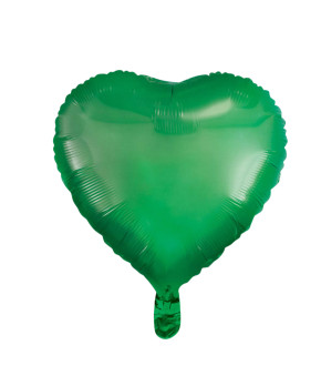 16-inch green heart foil balloon – metallic balloon for birthdays, St. Patrick’s Day, and festive party decorations