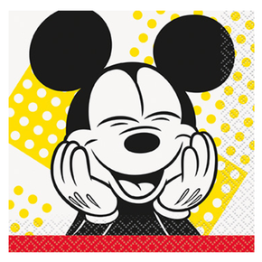 mickey mouse small paper napkins 16-count