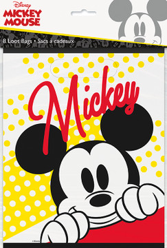 Mickey Mouse loot bag with colorful character designs