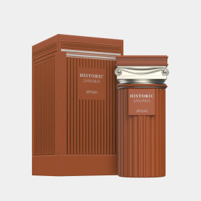 Historic Sahara U Eau de Parfum 3.4 fl oz spray bottle with elegant design