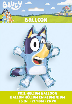 bluey shaped foil balloon for kids birthday party