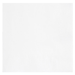 white small paper napkins for party table setting