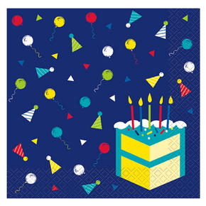peppy birthday large paper napkins 16-count