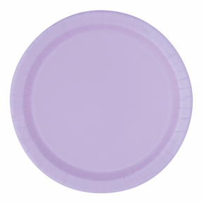 Lavender party dinner plate