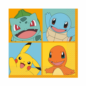 Pokémon Lunch Napkins – 6.5 in (16 ct)