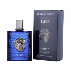 Amaran Kings & Queens Elixir men’s cologne packaging