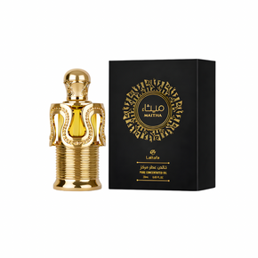 Box and bottle display of Maitha concentrated oil