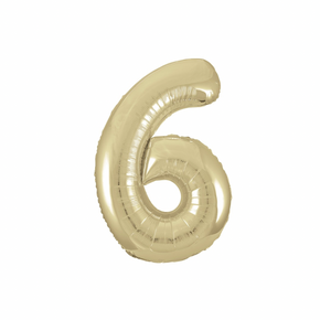 Metallic gold balloon for celebration setup