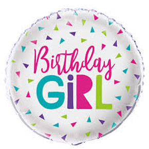 Birthday Girl Foil Balloons