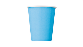 Powder Blue Paper Cups - 9oz (270ml), 16 count, elegant and durable for any occasion. Powder Blue Paper Cups - 9oz (270ml), 16 count, elegant and durable for any occasion.