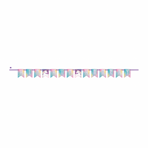 Rainbow Unicorn banner 7 ft
