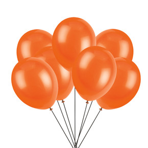 Citrus Orange Balloon bundle of 12
