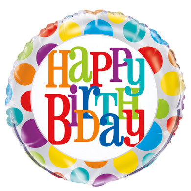 Rnbow Happy Birthday  Foil Balloons