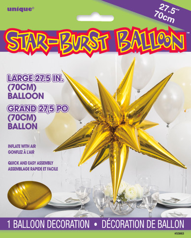 Big Star Balloon METALLIC COLOR. 27.5¨ (70CM)