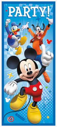 Mickey Mouse Clubhouse Party Door Poster