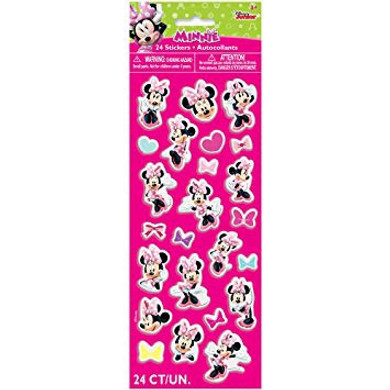 Minnie Mouse 24pk Stickers