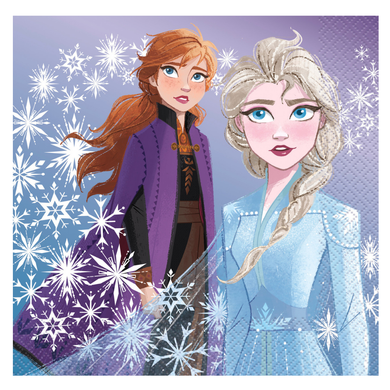 disney frozen 2 large paper napkins 16-count for birthday parties