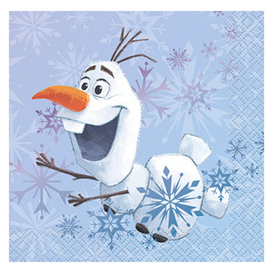 disney frozen 2 small paper napkins 16-count for kids party