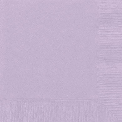 Lavender Napkins 20 ct 6.5 " x 6.5