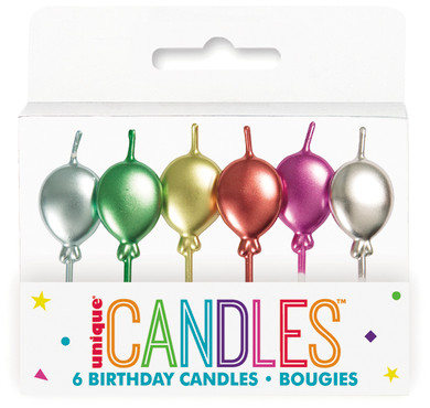 6 Balloon Candles