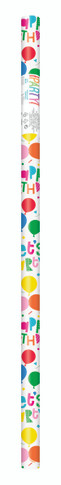 30" x 5' Colorful Balloons Let's Party Gift Wrapping Paper
