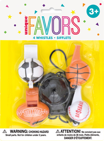 4 Whistles Noise Maker Toys