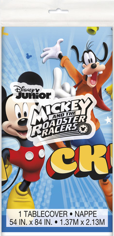 Mickey and the Roadster Racers table cover 54 in. x 84 in