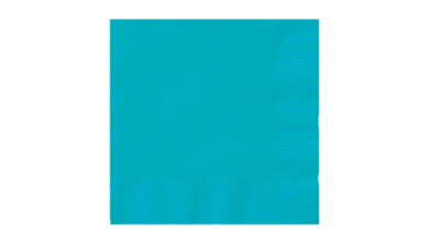 Caribbean Teal Paper Napkins Large 20 ct. 2 ply