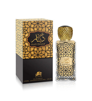 Unleash the Luxurious Oriental Fragrance of Al Fares Oud Dinar - Unisex Eau de Parfum Spray by Emper (100 ml/3.4 Fl. Oz)
