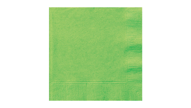 Lime Green Paper Napkins Large