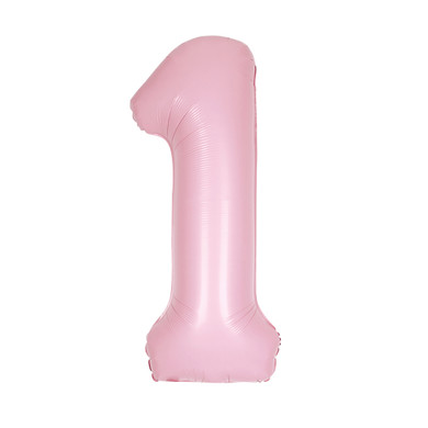 34" Balloon Number 1 Pink