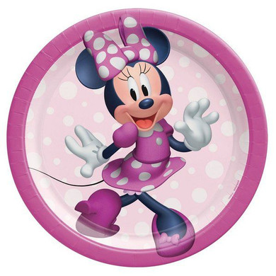 Plates Minnie Mouse Forever 8 count.(7in. 17.8cm)