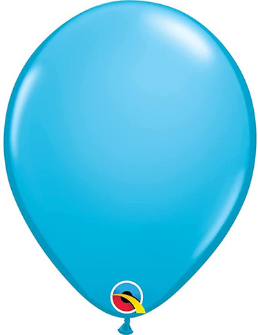 Captivate with Elegance: 100 Round Robin's Egg Blue Latex Balloons - 11-inch Size