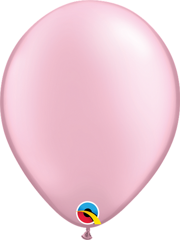 Qualetex 11'' Round Pearl Pink Latex Balloons (100ct)
