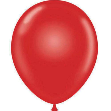 100 Tuftex Red Color Latex Balloons 11"