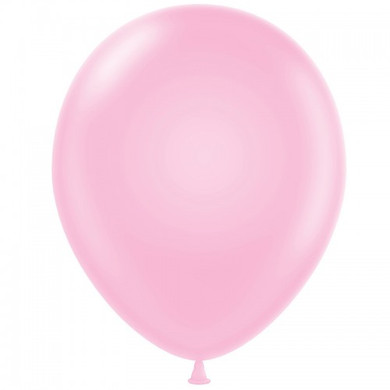 17" Baby Pink Latex Balloons (50 ct)