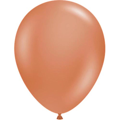 Tuftex 17" Burnt Orange Latex Balloons (50ct)