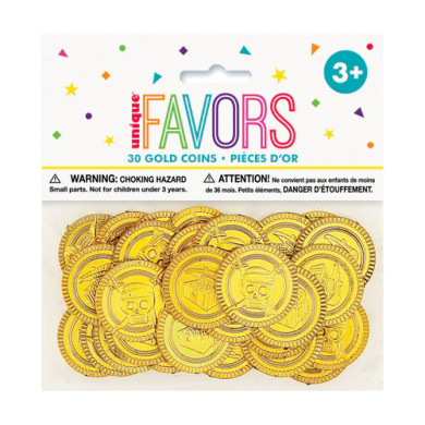 30 Gold Coins Favors