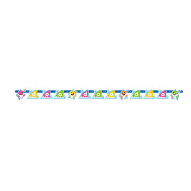 Baby Shark party backdrop banner