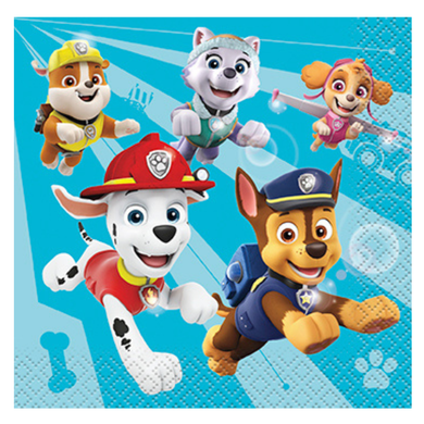 paw patrol small paper napkins 16-count