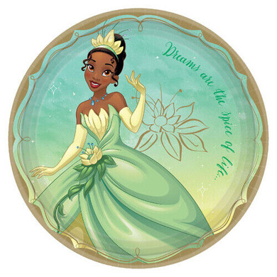Disney Princess Tiana Plates (8ct)